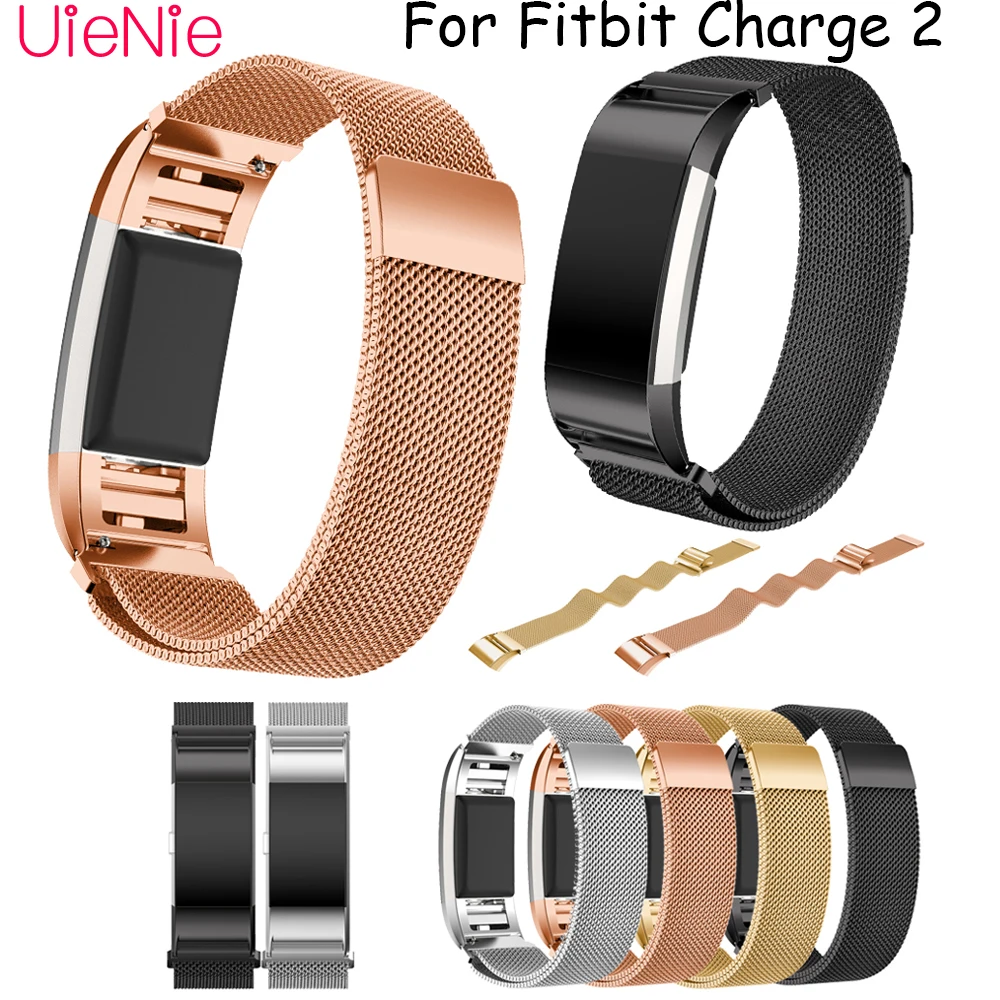Миланский Браслет для Fitbit Charge 2 frontier/классический сменный ремешок мужские часы