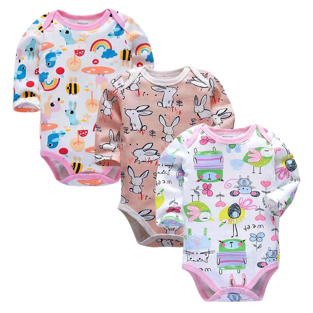 Детские комбинезоны из хлопка; одежда с длинными рукавами для младенцев; Детский комбинезон с рисунком; Одежда для маленьких мальчиков и девочек - Цвет: AA333-007