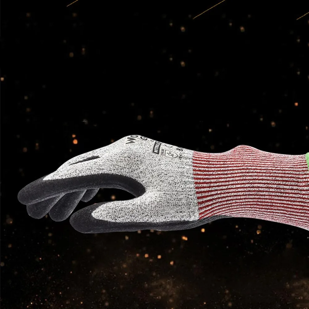 Duogeili Wonder Grip CE устойчивые к порезам перчатки с защитой от порезов Universial пятиуровневые анти-режущие маслостойкие и износостойкие перчатки