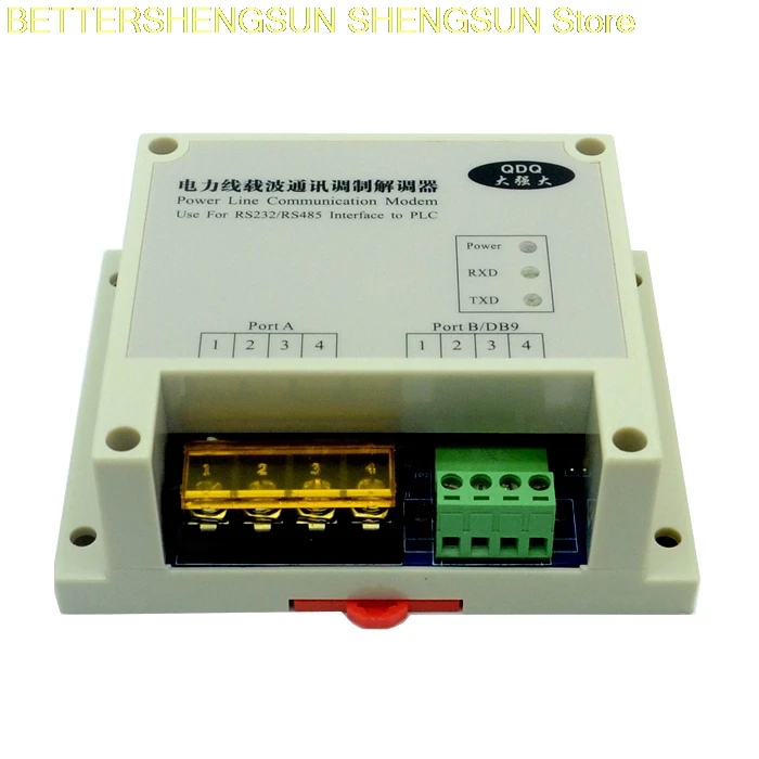 Переносной модем Power cat power carrier линия питания связь с интерфейсом 485 strong PLM39 |