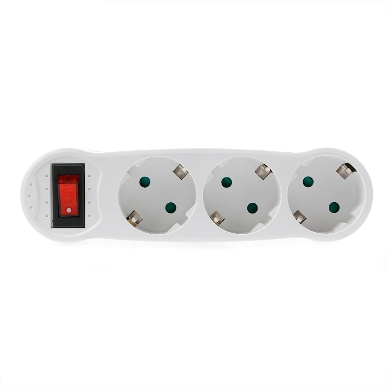 

16A European Type Conversion Plug 1 TO 3 Way EU Standard Power Adapter Socket