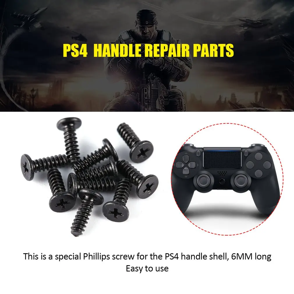 

10pcs Philips Head Screws Replacement For Sony PlayStation 4 PS4 Controller