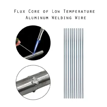 

New 10Pcs 1.6mm 50cm/19.7" Low Temperature Welding Wire Instead Of WE53 Copper Replacement Aluminum Rod No Powder