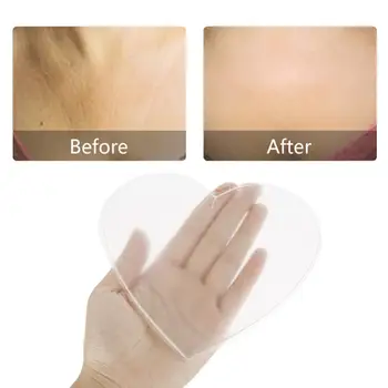 

2PCs Silicone Anti-wrinkle Transparent Breast Care Tighten Lifting Chest Skin Pad Heart Shape