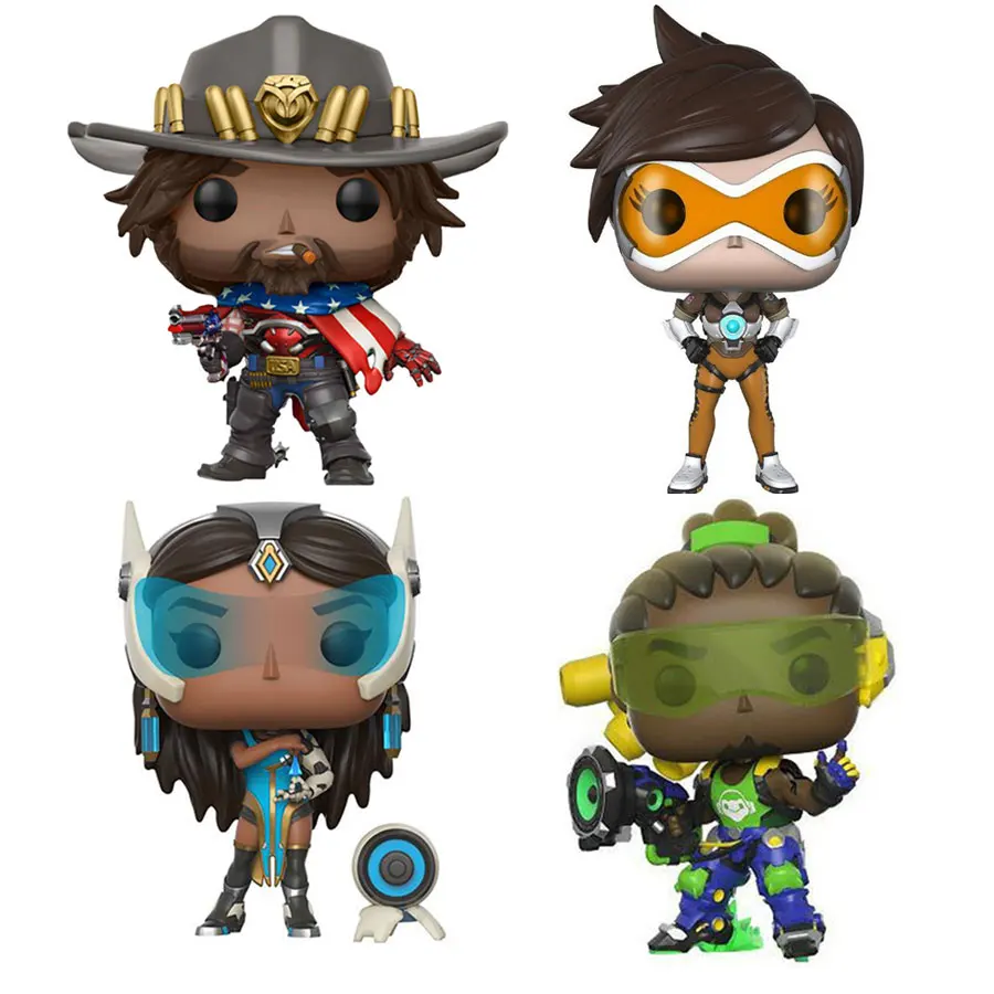 Популярная модель Widowmaker Soldier Over Watch от Фараона фигурка Symmetra lucio Mccree Genji OW игрушки