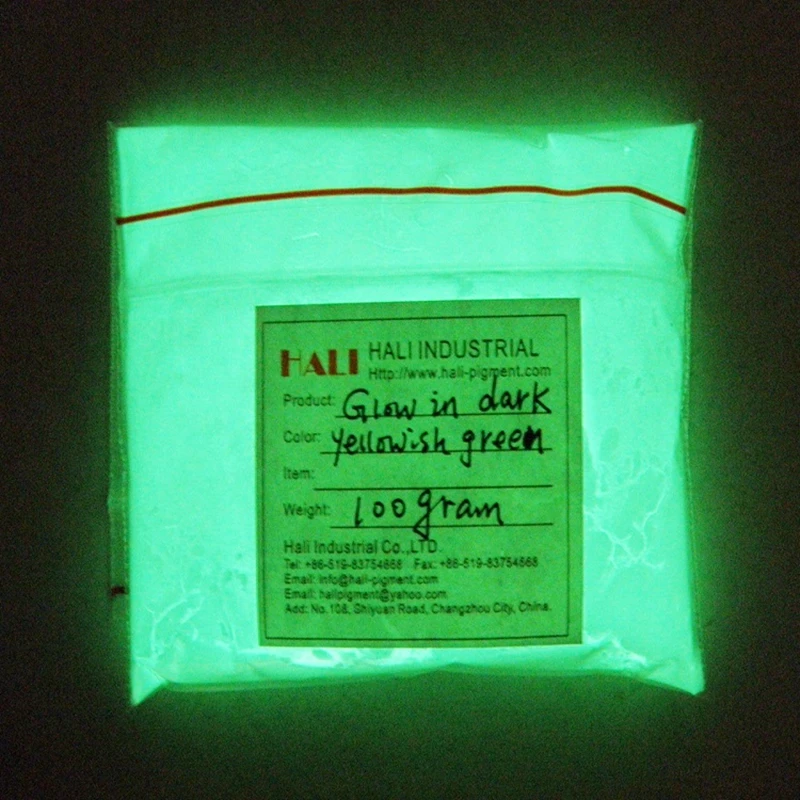 glow in dark Yellowish-Green-1