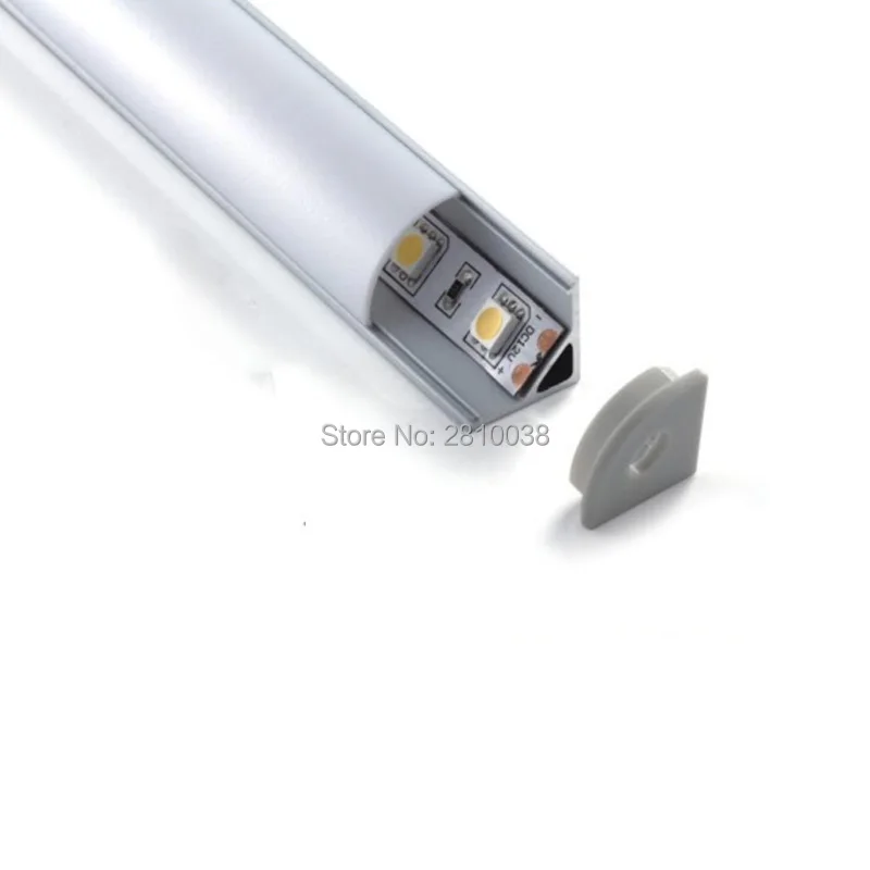 200 x 1M Sets/Lot 60 degree angle led aluminium profile and V type