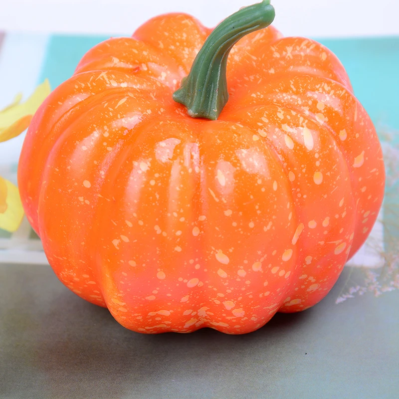 Halloween Artificial Pumpkin Home party Decor Simulation Fake Lifelike Props Garden DIY Halloween Decor
