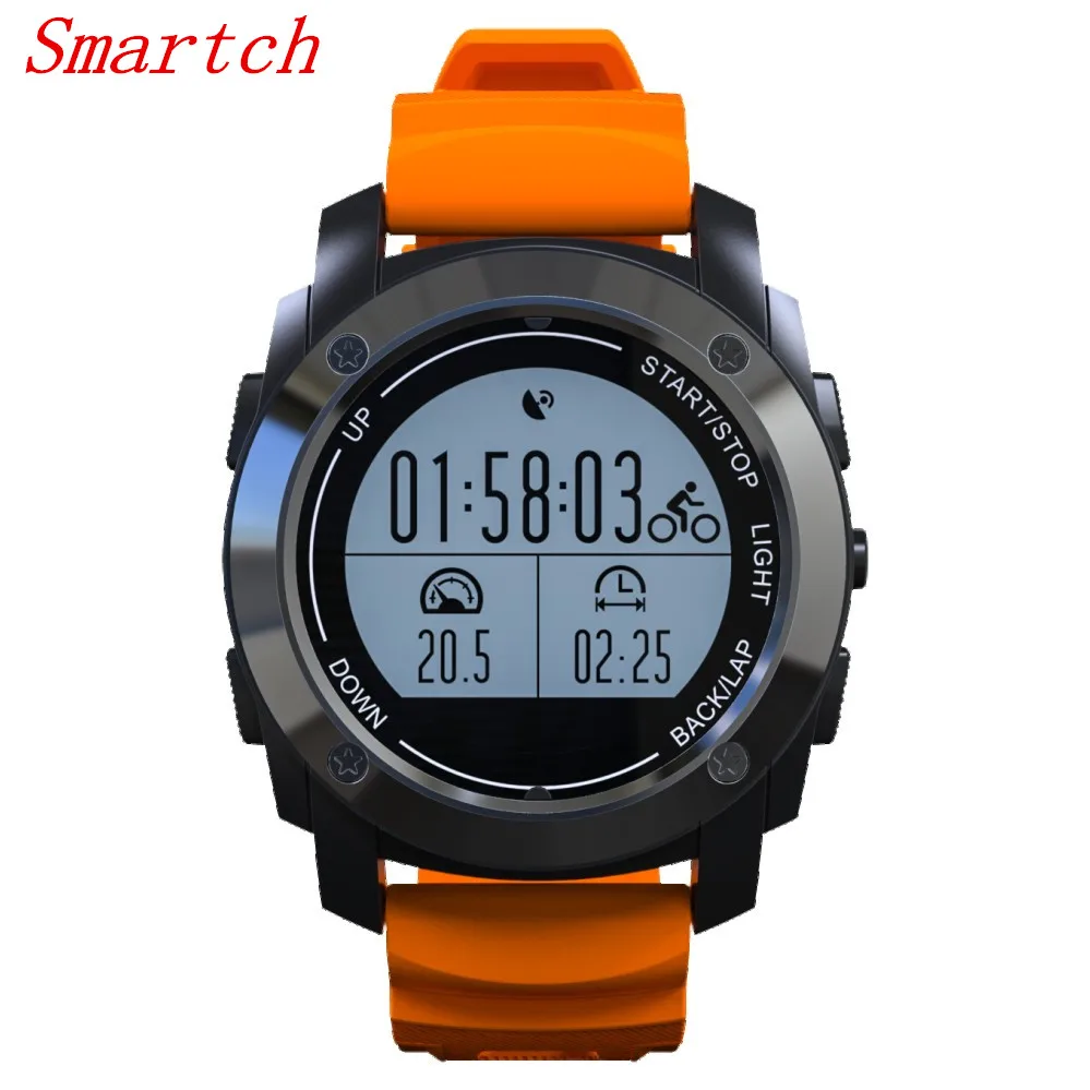 

Smartch S928 Real-time Heart Rate Monitor Tracker GPS Smart Watch Air Pressure Environment Temperature Height Sports Watch Smart