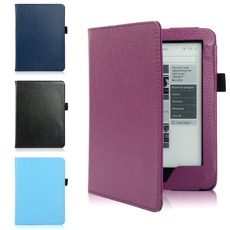 

Ultrathin Slim PU Leather Cover Case for kobo glo HD Tablet Case + Gifts