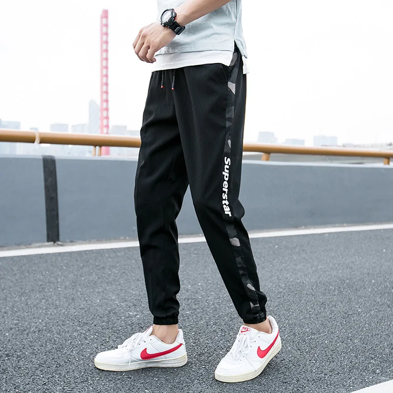 Параграф Lang Legendary спортивные брюки мужские повседневные штаны дышащие летние 2019 штаны из полиэстера с аппликацией