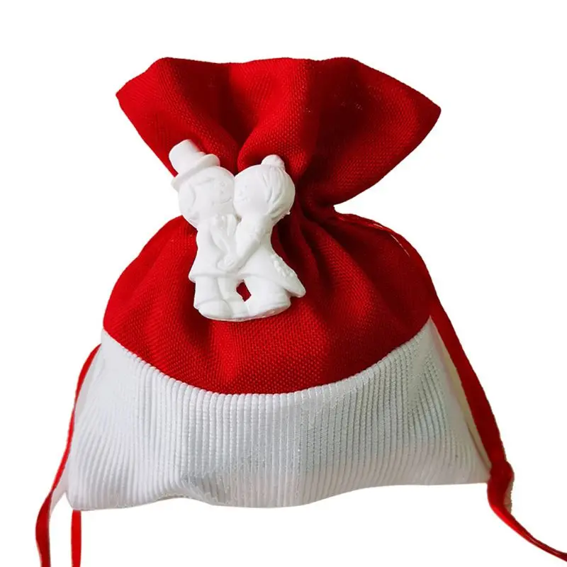 

Drawstring Pouch Wedding Candy Packing Cloth Mini Jewelry Storage Necklace Bracelet Ring Portable Travel Organizer Handmade Line