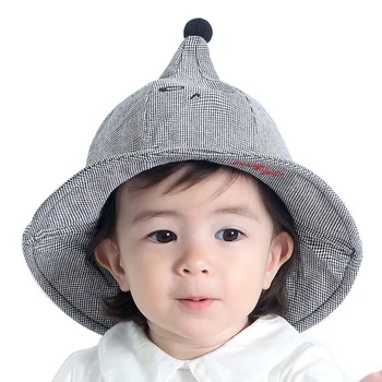 

2019 Spring Fisherman's Infrant Baby Hat Cute Baby Wizard Cap Travel Korean Version Of the Sun Hat