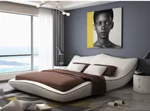 Europe and America Genuine leather bed frame Modern Soft Beds Home Bedroom Furniture cama muebles de dormitorio / camas quarto цена Europe and America Genuine leather bed frame Modern Soft Beds Home Bedroom Furniture cama muebles de dormitorio / camas quarto цены онлайн