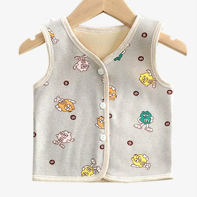 New Children's Vest for Boys Spring Autumn Wool Baby Vests Fashion Waistcoat for Boys Baby Clothes Kids Tops Jackets Colete lightweight spring jacket Outerwear & Coats