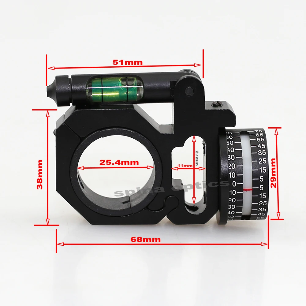 Лучший винтовка пузырьковый уровень на прицел винтовки угол индикатор подходит 1 дюймов/30 мм кольцо Крепление влево/вправо Кемпинг Охота Анти-косяк