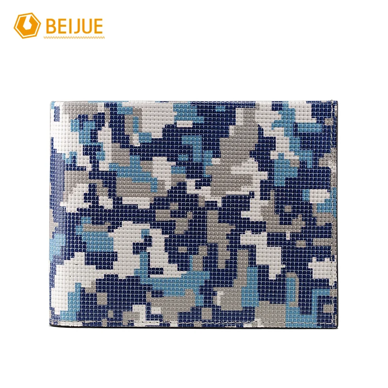 

BEIJUE High Quality Famous Brand Design Male Purse Genuine Leather Retro Men Wallets Camouflage Thin Fashion Carteira Masculina