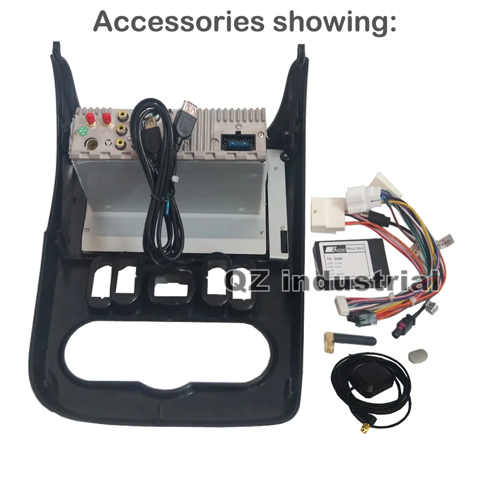 Cheap QZ industrial Gray HD 9inch Android 8.1 T3 car dvd player For Renault Logan Sandero Duster with GPS 3G 4G WIFI Radio SWC RDS Map 4