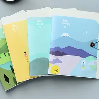 

1pcs gift stationery wholesale pp buckle information folder folder learning stationery