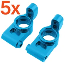 5 пар/Лот Алюминиевый задний концентратор L/R поворотный кулак для HPI RS4 Sport 3 Hop-Up Upgrade части