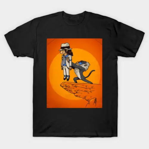 Майкл Джексон Король Лев рафики смешная черная футболка Simba