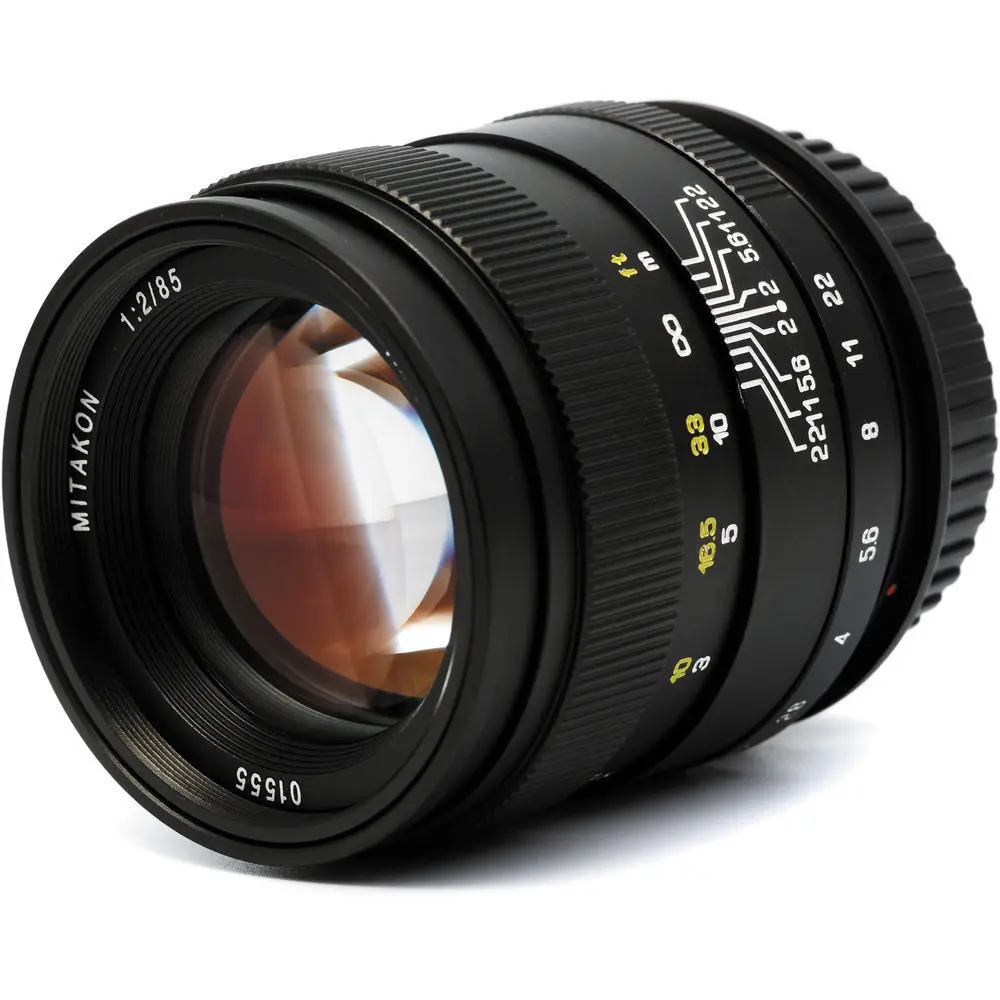 Объектив Mitakon Zhongyi Creator 85 мм f/2 для Canon EOS EF Nikon F Pentax K PK Sony FE E|Объективы фотоаппаратов|