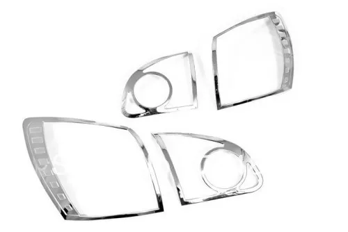 Chrome Tail Light Cover For Nissan 