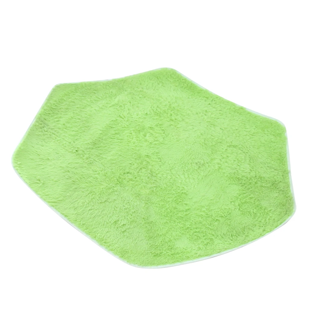 Soft Ice Silk Kids Baby Indoor Playhouse Tent Carpet Rug Pad Bedroom Cushion Floor Activity Toy - Hexagonal Green