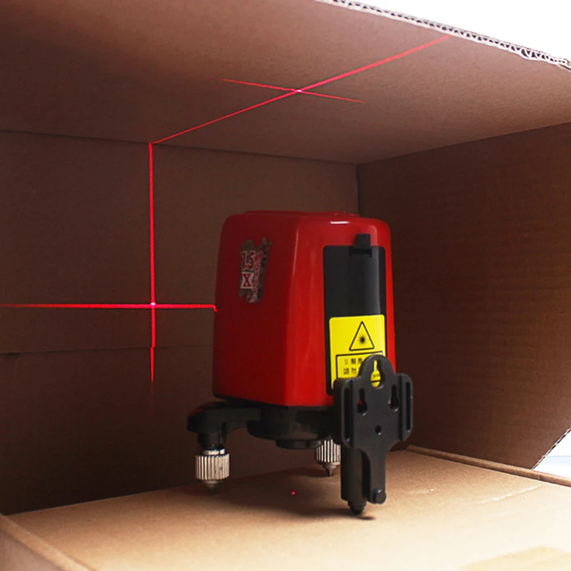 

3 Lines 3 Points Rotary Horizontal Vertical Red Laser Levels Cross laser Line + Laser Highlights 360 Degree Self-leveling