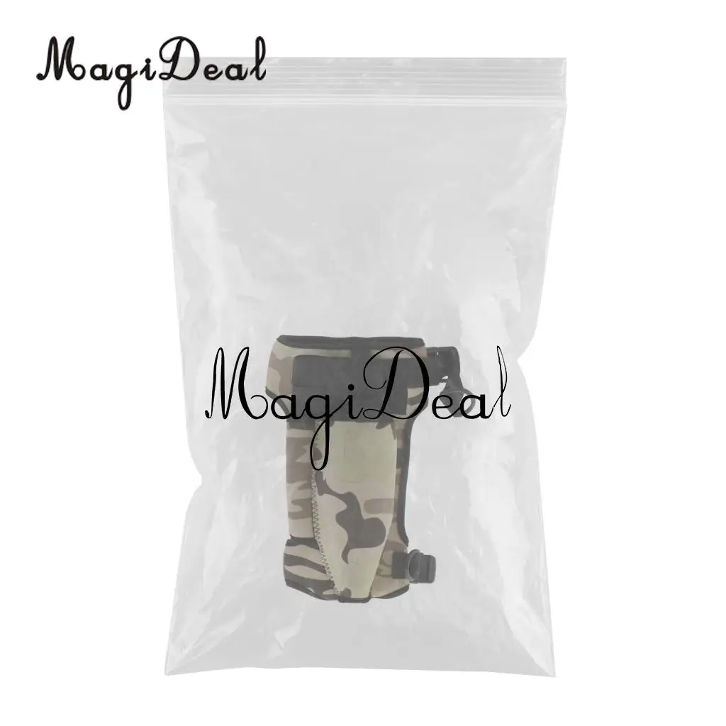 MagiDeal Adjustable Camo Neoprene Sheath Scuba Tech Dive Diving Gear Equipment