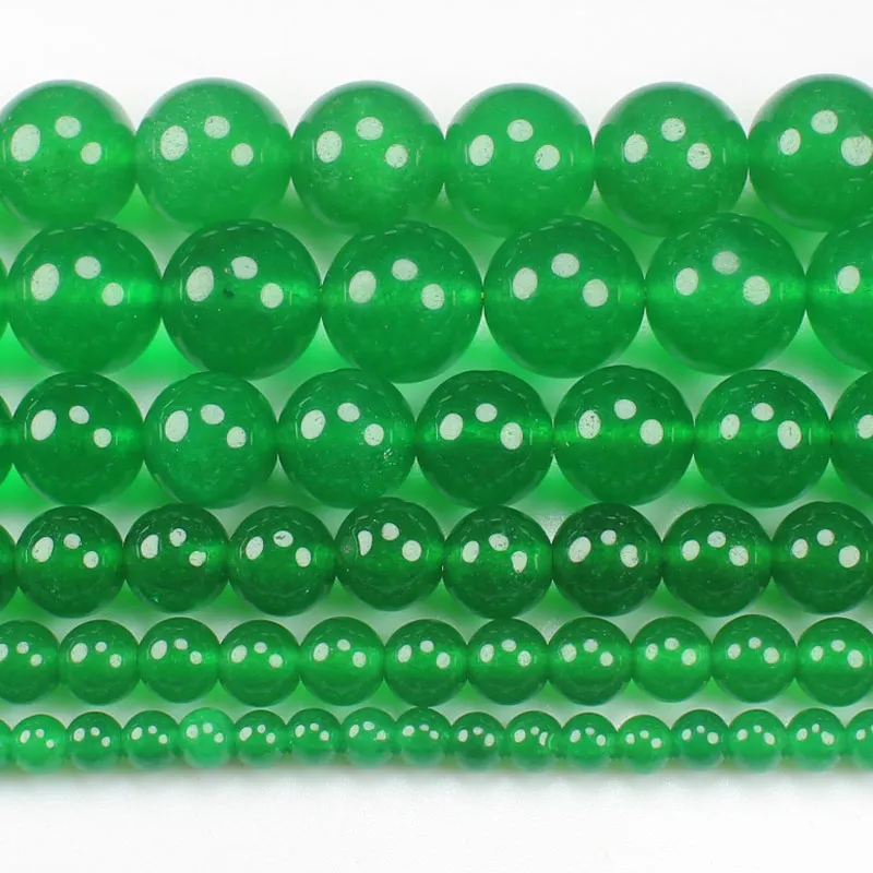 Green Malai Ja-de 4-14mm Round Beads 15inch Wholesale For DIY Jewellery Free Shipping ! | Украшения и аксессуары