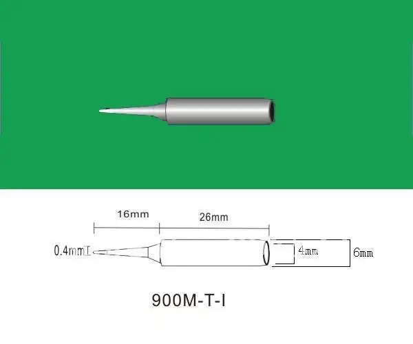 10 шт 900M-T-I свинцовый электронный паяльник наконечник