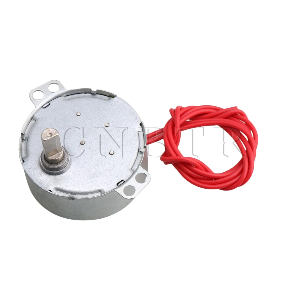 

CNBTR Undirectional CCW/CW Synchronous Motor Output Speed Reduction Geared Box AC 12V 20-100mA 4-5RPM Torque 6KGF.CM