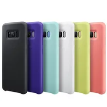 Greenstraw OEM жидкий силиконовый гель противоударный чехол для Samsung Galaxy S8/плюс S8+ шелковистый и мягкий на ощупь Защитная крышка