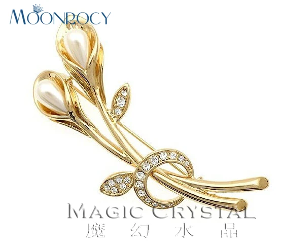 MOONROCY бесплатная доставка модные ювелирные изделия цвет розового золота