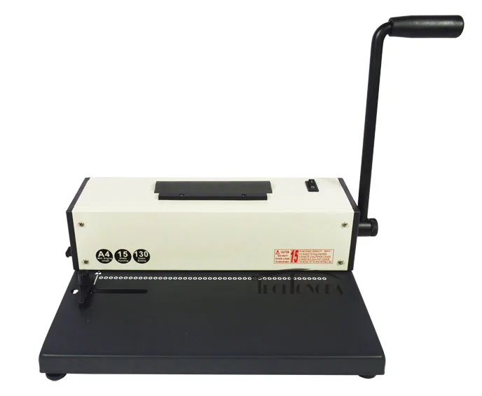 

Electric Spiral Coil Binding Machine 110V/220V Adjustable Manual punching Electric insertion
