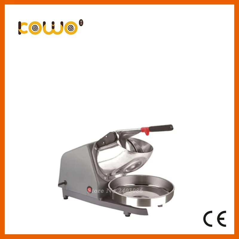 

commercial aluminum portable grey colour food processor mini electric food ice block crusher with double blade