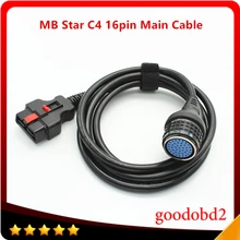 C4 16pin основной кабель MB Star C4 SD Подключение компактный 4 для основного тестирования кабеля мультиплексор автомобиля диагностические инструменты адаптер Аксессуары