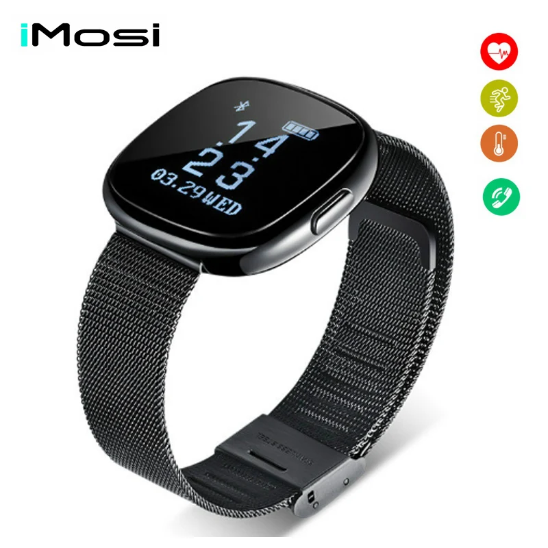 

P2 Smart WristBand Bluetooth Blood Pressure Monitor Smart Band Waterproof Pedometer Fitness Tracker Smart Bracelet