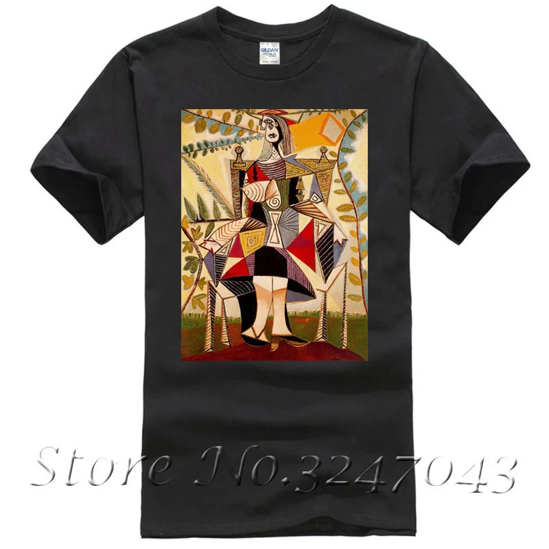 

Woman standing in a garden T Shirt by Pablo Picasso Men's T-shirt
