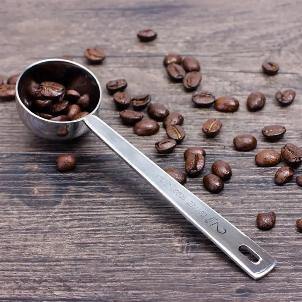 1pc Stainless Steel Measuring Spoon 5ML/30ML Coffee Spoons Milk