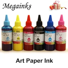 6 шт. 100 мл АРТ Бумага пигментные чернила для всех Марка планшет струйный принтер для Mimaki для Mutoh для Roland DX4 DX5 DX6 DX7 печатающая головка