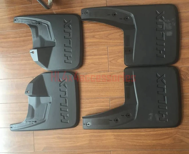 4 шт./компл. для TOYOTA HILUX VIGO REVO fender flare крыло 2009+ брызговика уравновешивание автомобиля брызговик mudapron dirtboard 4x4 запчасти для HILUX