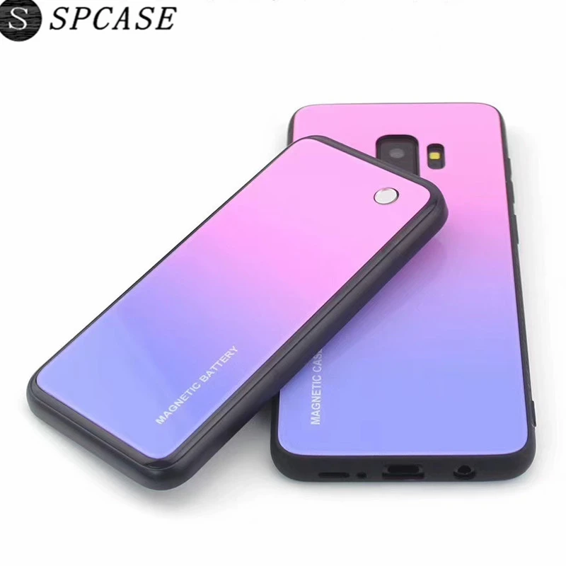 SPCASE 5000 мАч Магнитная Батарея Зарядное устройство чехол для SAMSUNG Galaxy Note 8 9 S9 плюс