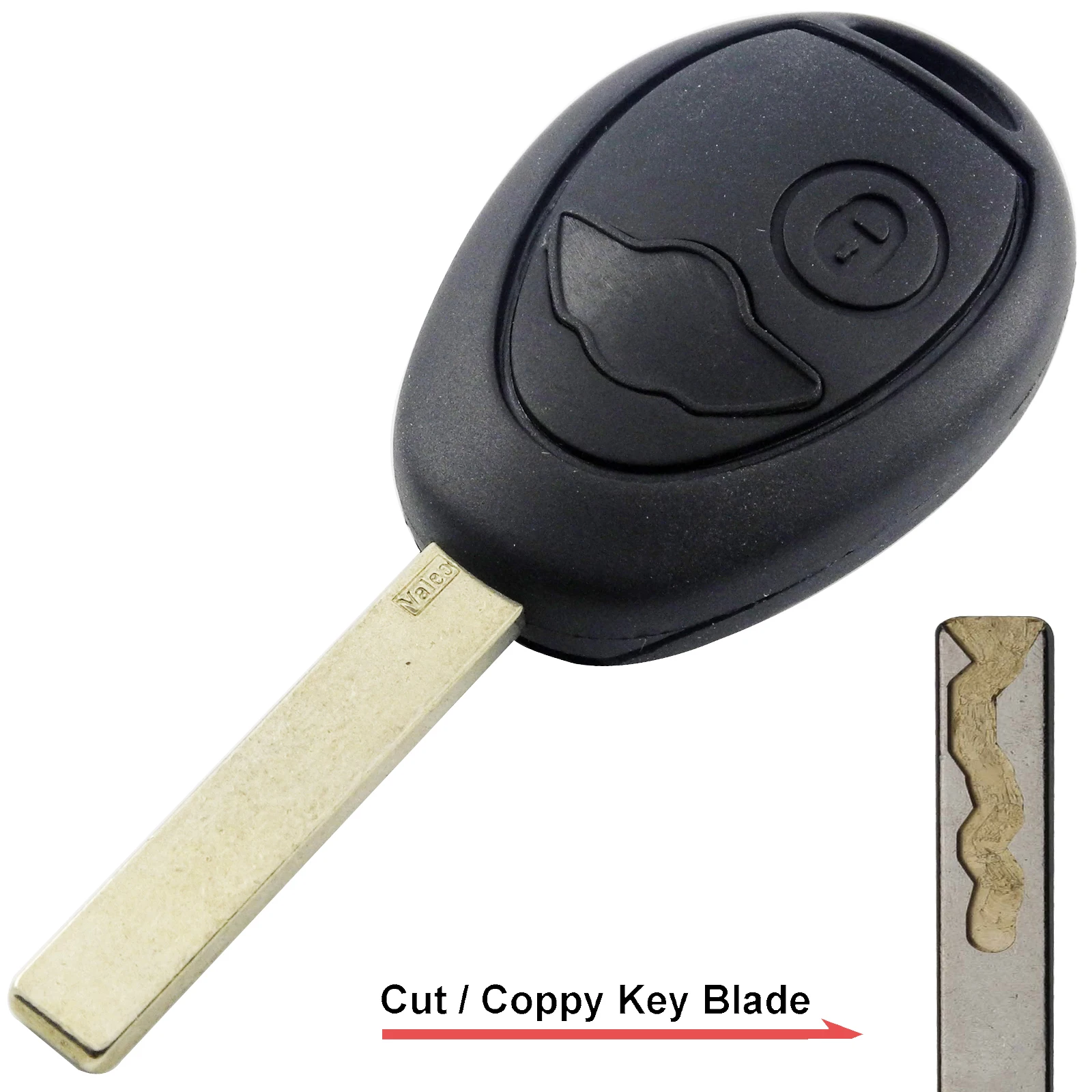 Jingyuqin Cut/Uncut лезвие дистанционного ключа оболочки брелок для BMW Mini Cooper S R50 R53 2 чехол для ключей с кнопками