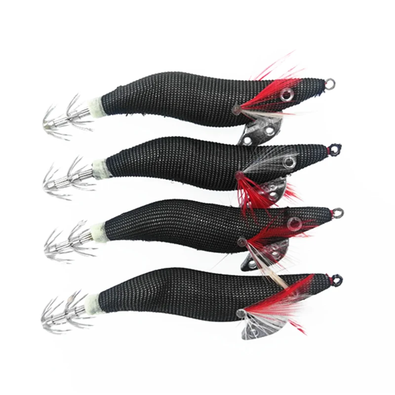 4 шт. 105 мм 10 5 г искусственный воблер 2 # джигги для кальмаров деревянные креветки