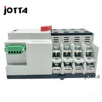 Jotta W2R-4P мини ATS автоматический переключатель 100A 4 P Электрический селектор Настенные переключатели Двойной Выключатель питания Din рейку Тип