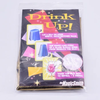 

Drink Up Magic Tricks Drink Appear From Empty Hand Magie Magician Scarve Silk Trick Close Up Illusions Gimmick Props Comedy