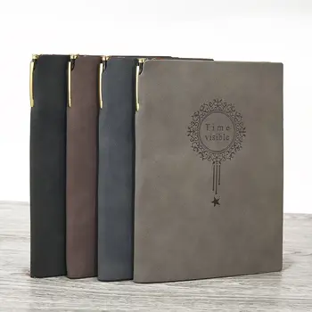 

Coloffice A5 Office Business Notebook Sheep PU Soft Leather Book Retro Gift Box Set High Quality Notebook Office Supplies 1PC