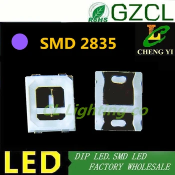 

Purple 2835 SMD LED 0.2W UV 3mm chip leds(CE&Rosh) 200PCS Free shipping
